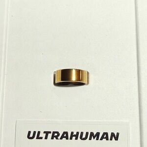 Ultrahuman Gold Wearable Smart Ring size 5